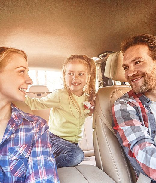 auto insurance happy family